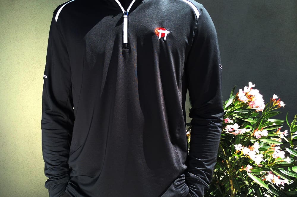 p-12 Tathata branded zipup jersey