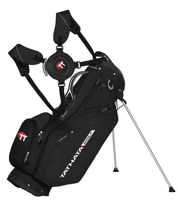 ph-18 Tathata branded black golf bag by Puma
