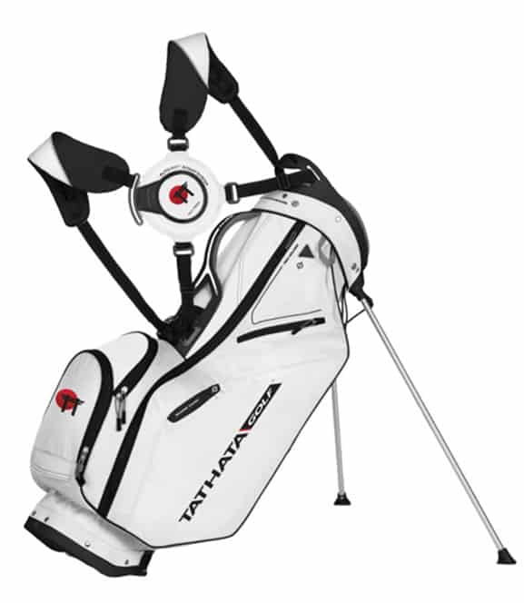 ph-19 Tathata branded white golf bag by Puma