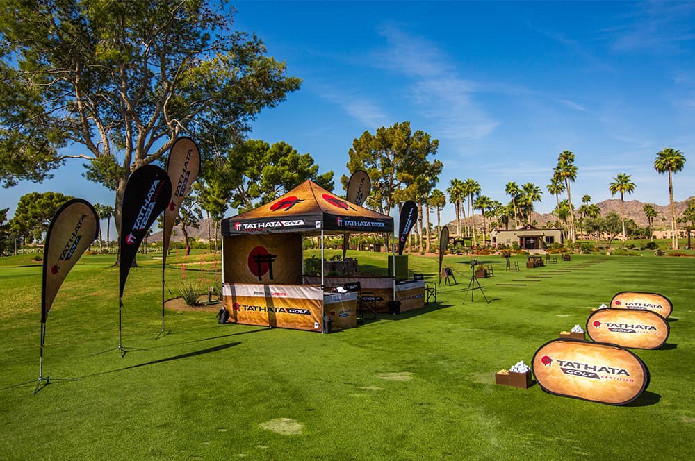 ph-25 Tathata branded booth and driving range set up