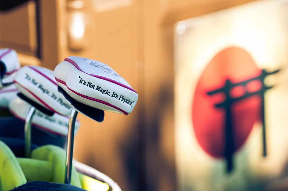 ph-34 Tathata branded golf club covers