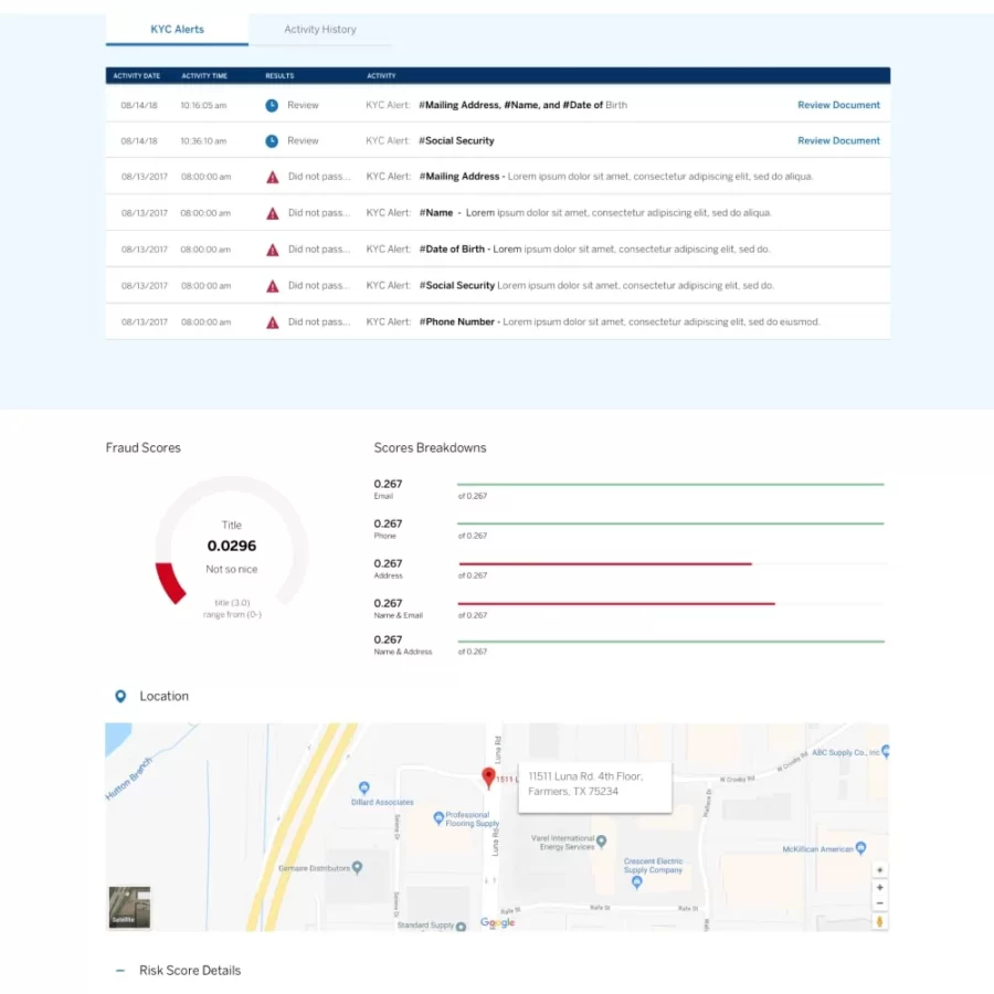 07-ui_1 Detailed view of BBVA KYC compliance dashboard