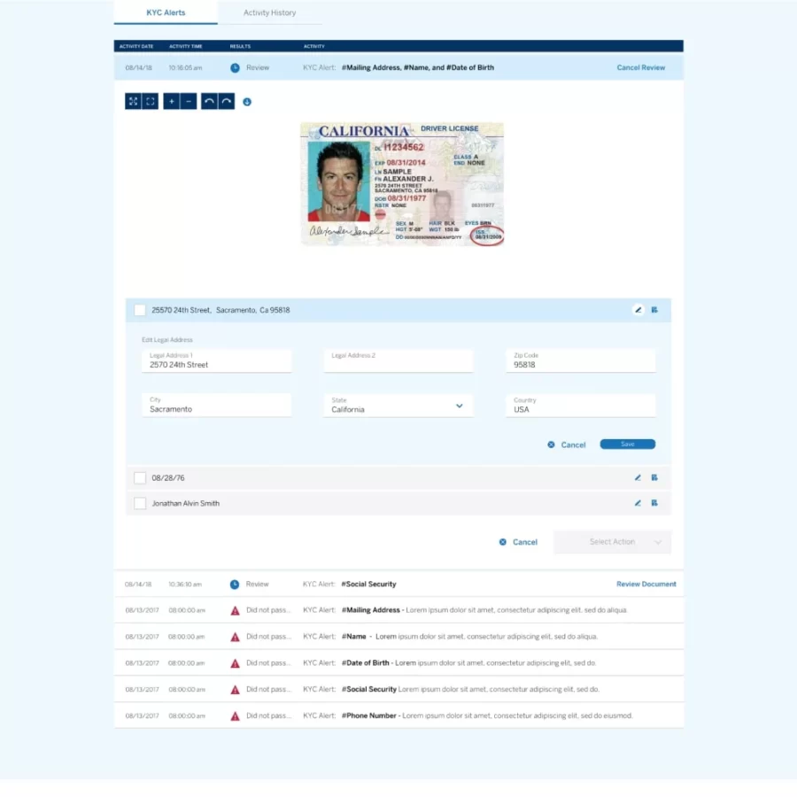08-ui_1 Detailed view of BBVA KYC compliance reviewing files